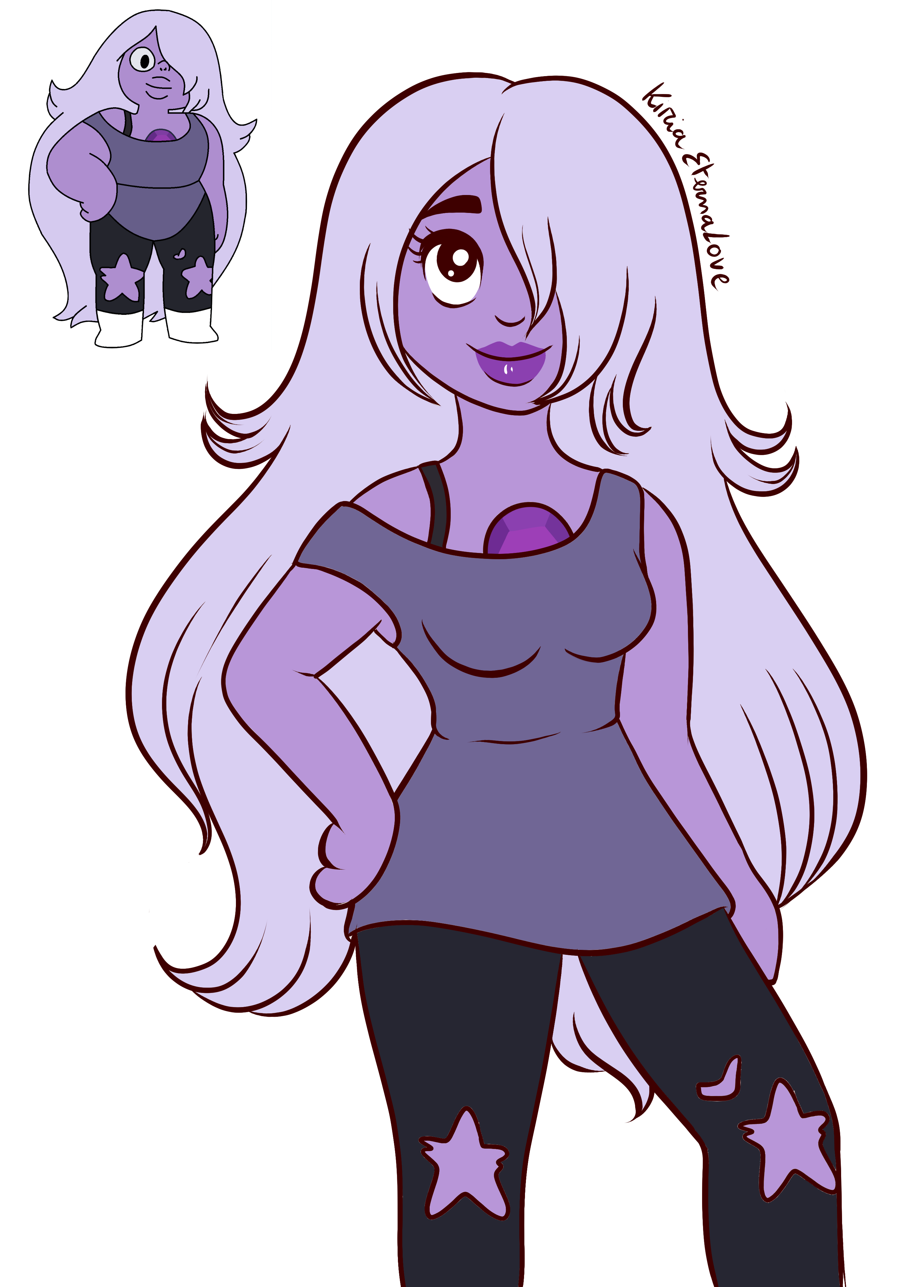 Amethyst with my style by KiriaEternaLove