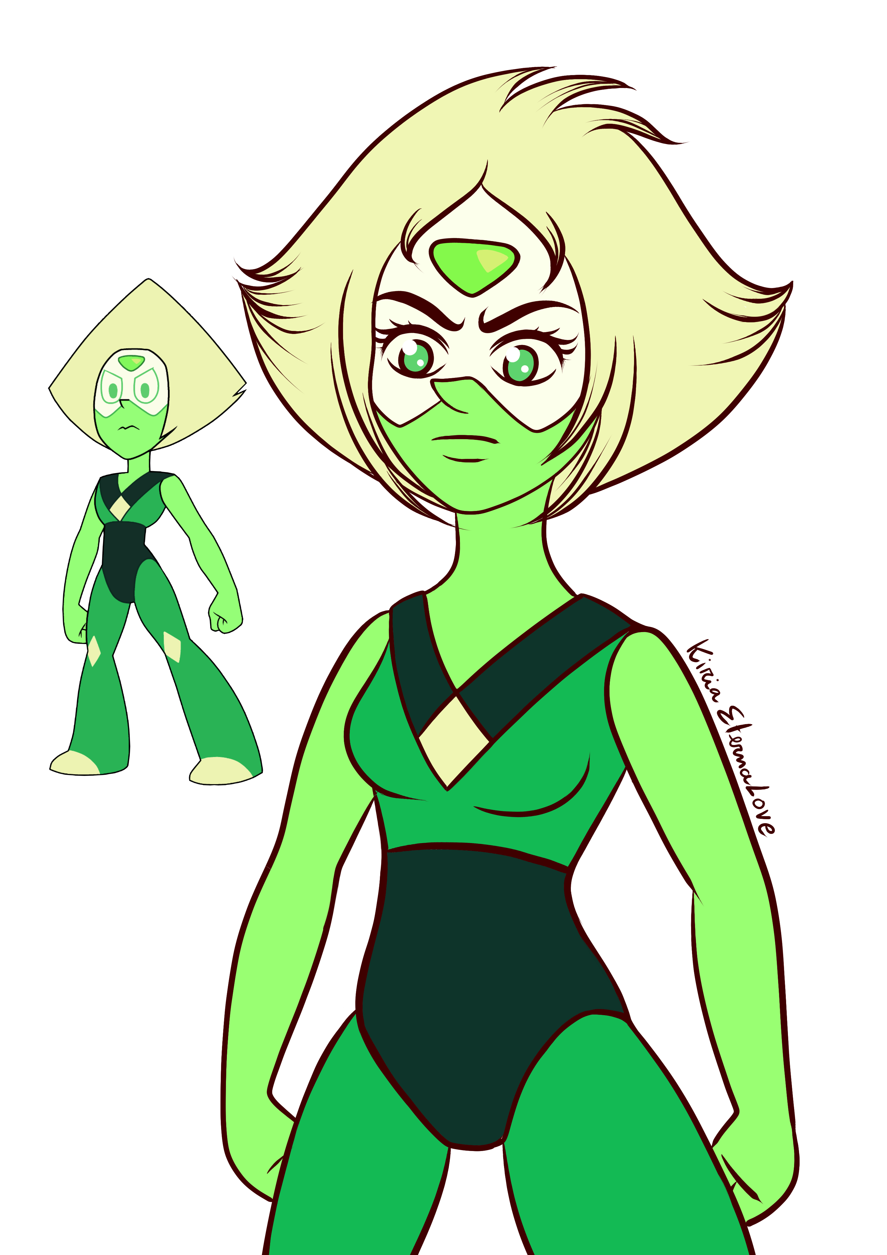Peridot with my style by KiriaEternaLove