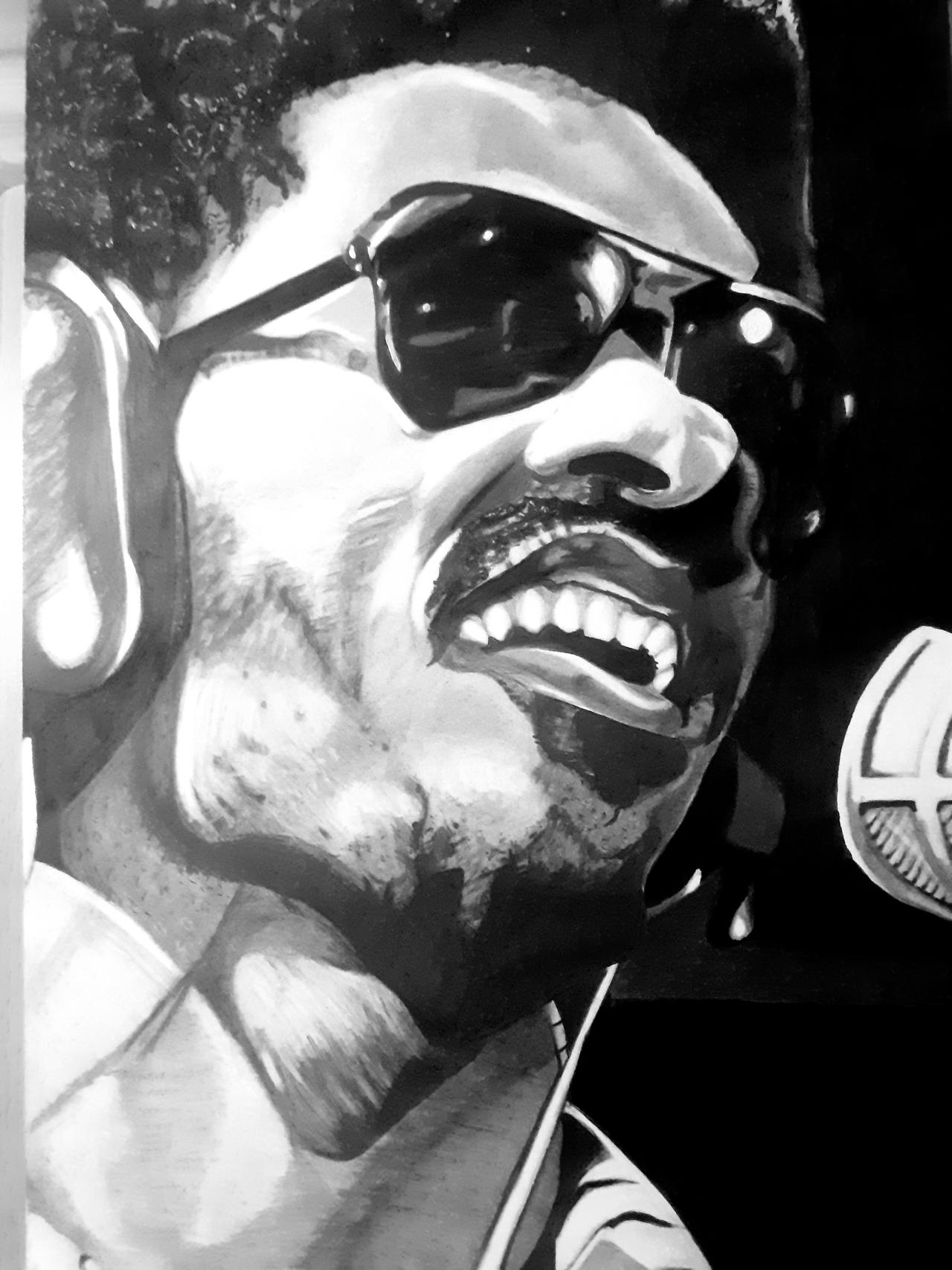 Pencil drawing of Stevie Wonder by Shorty1980 on DeviantArt