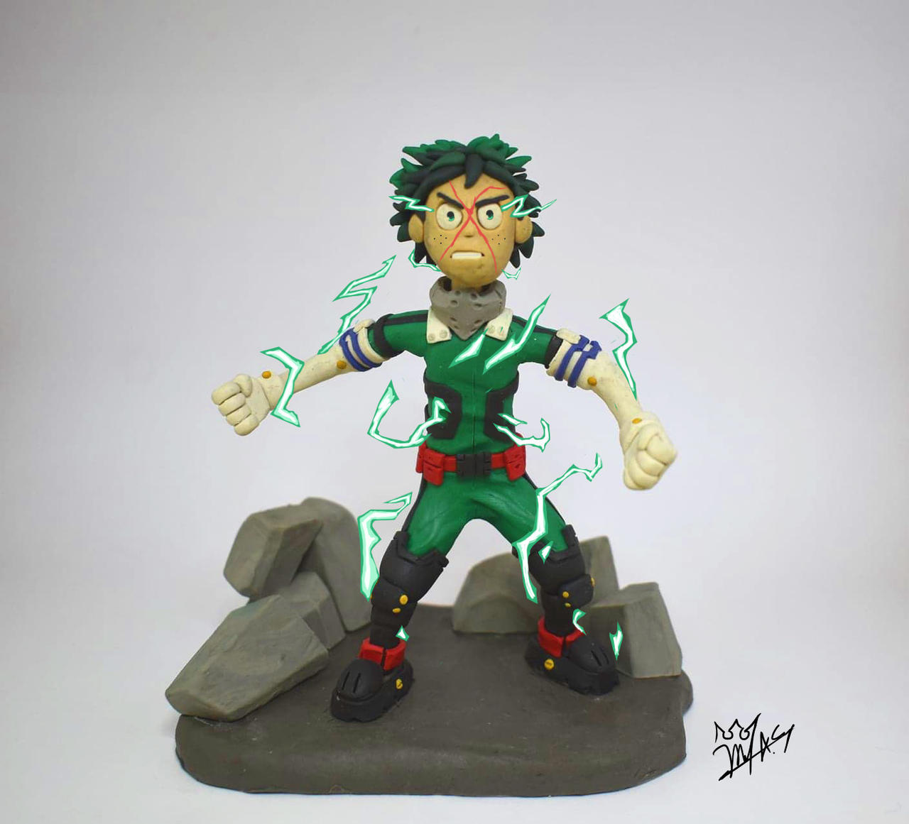 Deku using OFA by birthbysleep0108 on DeviantArt