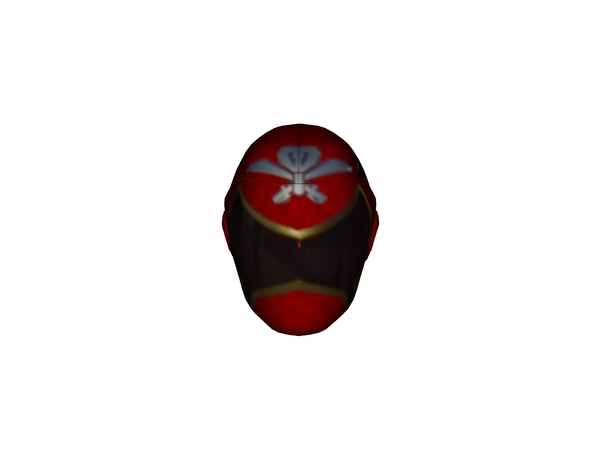 Gokai Red Helmet Test Render