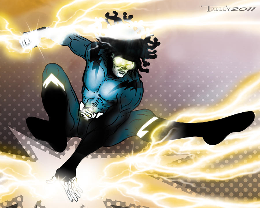 static shock redesign by TomKellyART on DeviantArt