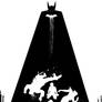 B/W Batman year one by artist Tom Kelly
