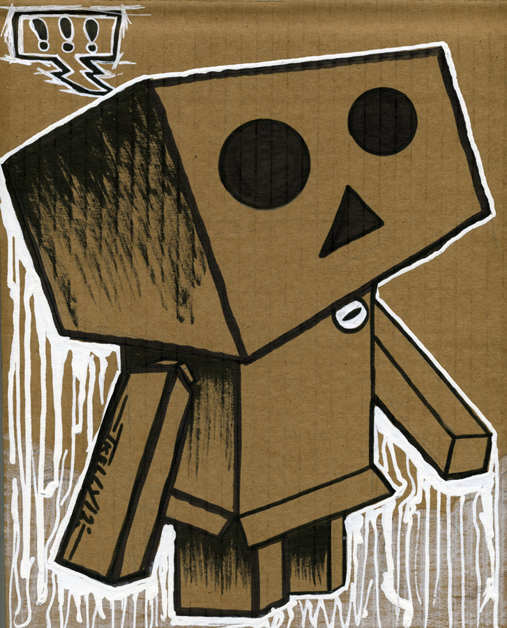 cardboard boy by on DeviantArt