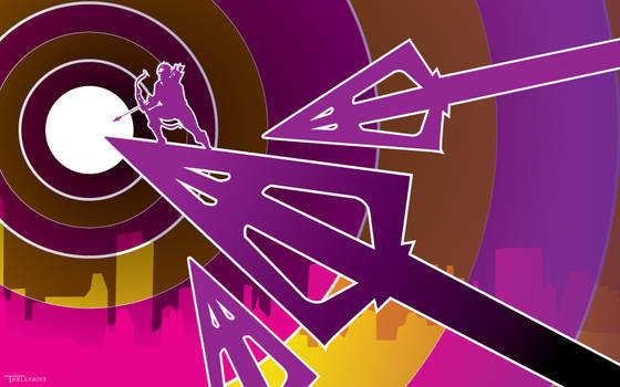 Hawkeye Arrowhead by artist Tom kelly