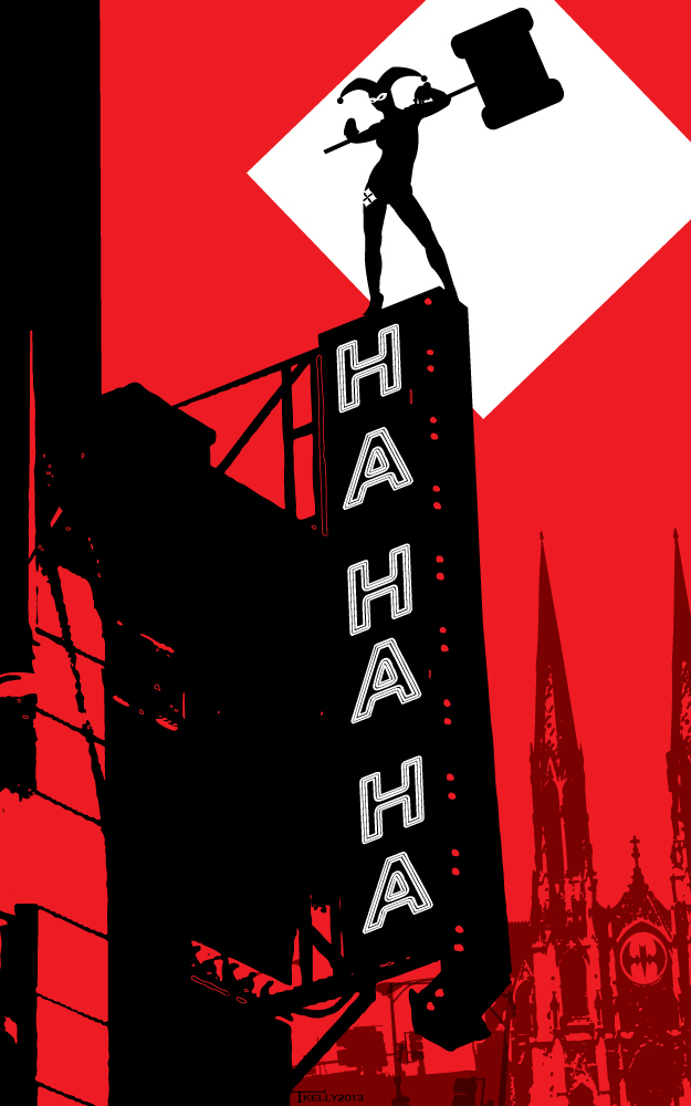 Quinn heart break hotel by artist Tom kelly by TomKellyART