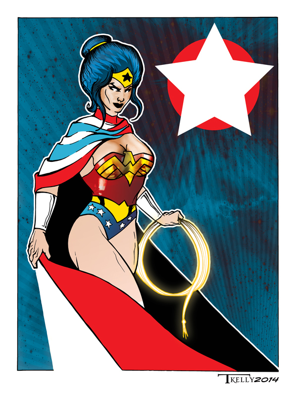 Wonder Woman White Star