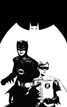 Dynamic Duo 1966 by Artist Tom Kelly