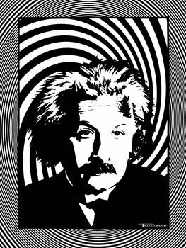 Trippy Albert by artist Tom Kelly