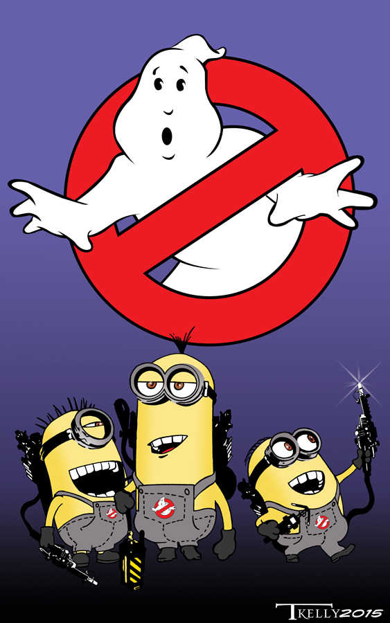 Minion Busters mashup by artist Tom Kelly