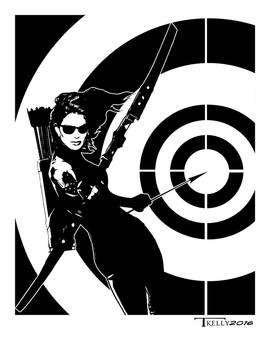 Lady Hawkeye by Tom Kelly