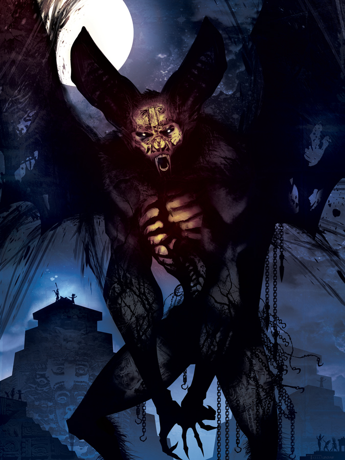 Camazotz Bat god by Tom kelly by TomKellyART