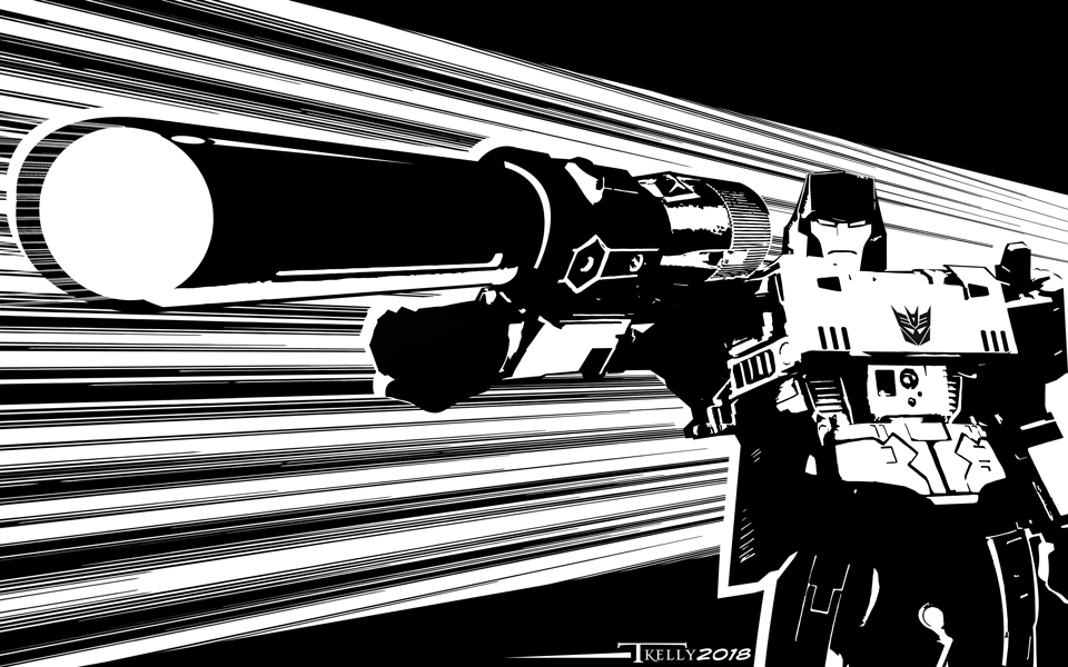 Megatron Lives by Tom Kelly by TomKellyART