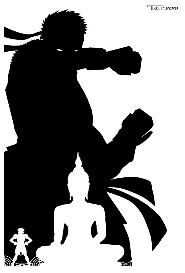 Ryu Shadow by Tom Kelly by TomKellyART