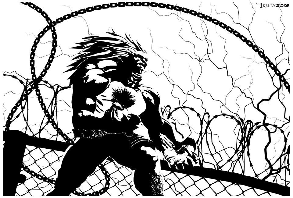 Electric blanka by Tom kelly by TomKellyART