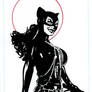 Catwoman Heroes Con Sketch By Tom kelly