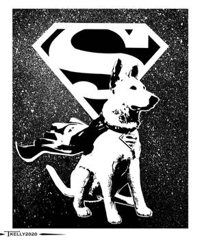 krypto Super dog  by Tom Kelly