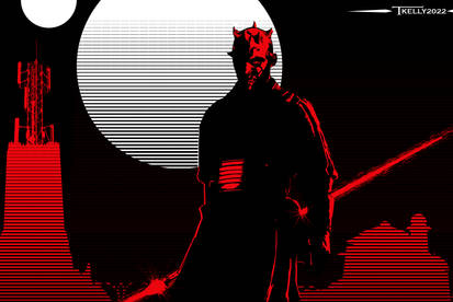 Darth Maul battle stance By Tom Kelly