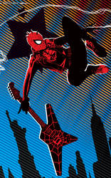 Punk Spiderman by Tom Kelly