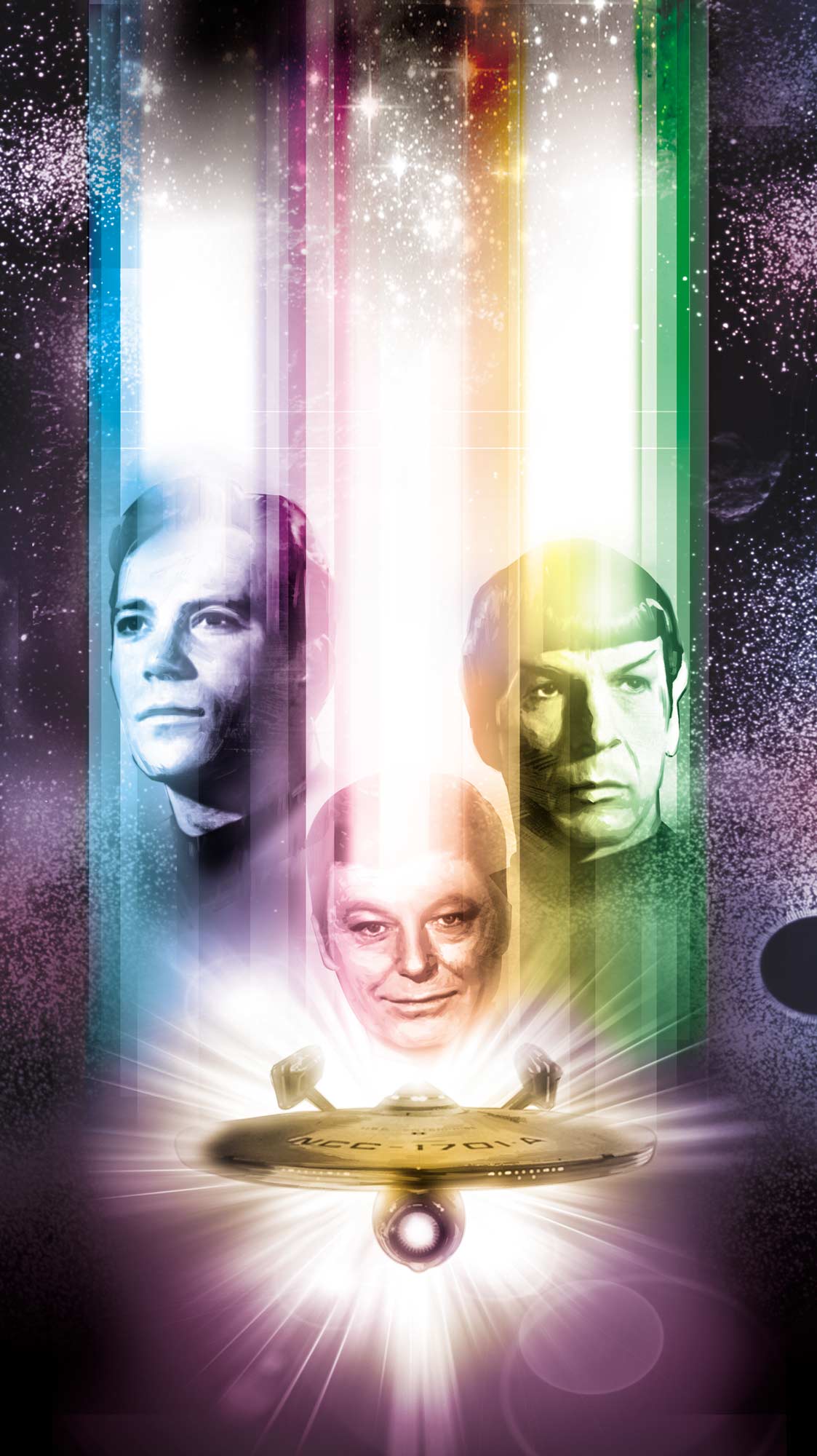 old school star trek by Artist Tom Kelly