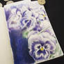 Sketchbook Pansies