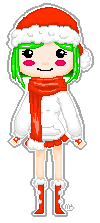 Miyu Pixel Art [Christmas Theme]