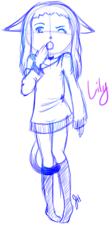 Lily Sketch [Yawn]