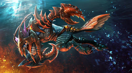 Loading screen for Deep Sea Dragoon - Slark set