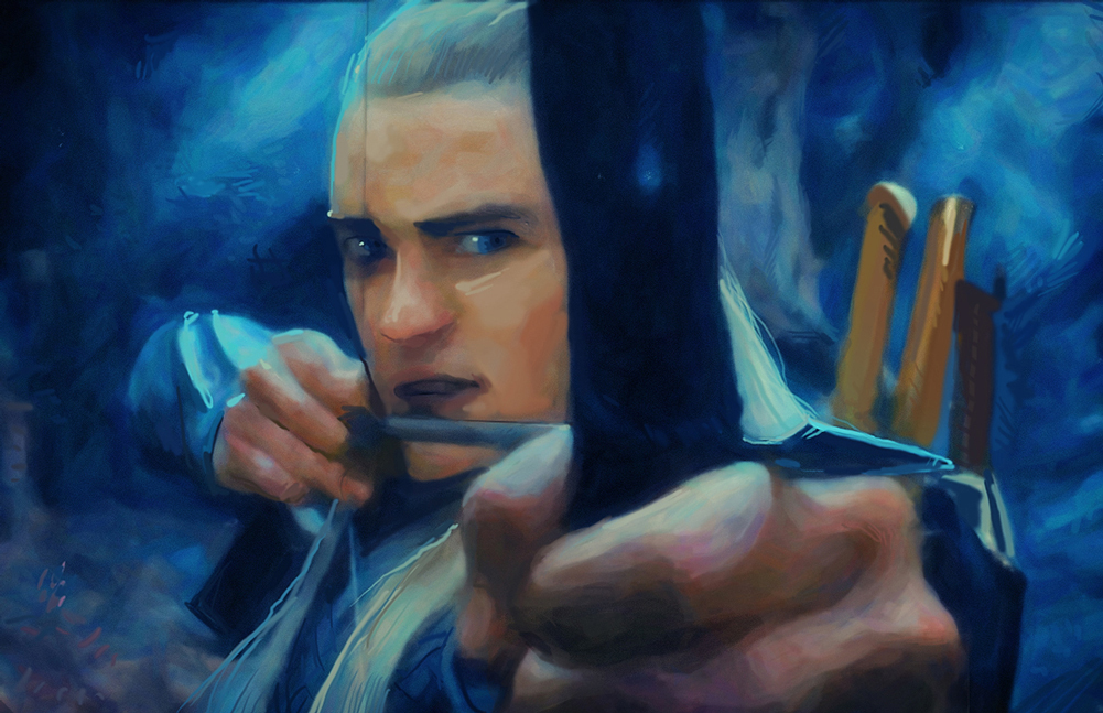 Legolas Desolation Of Smaug By Art Calavera On Deviantart