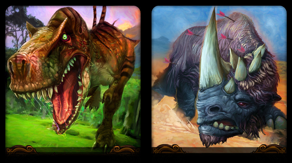 Devilsaur and Rhinoceros