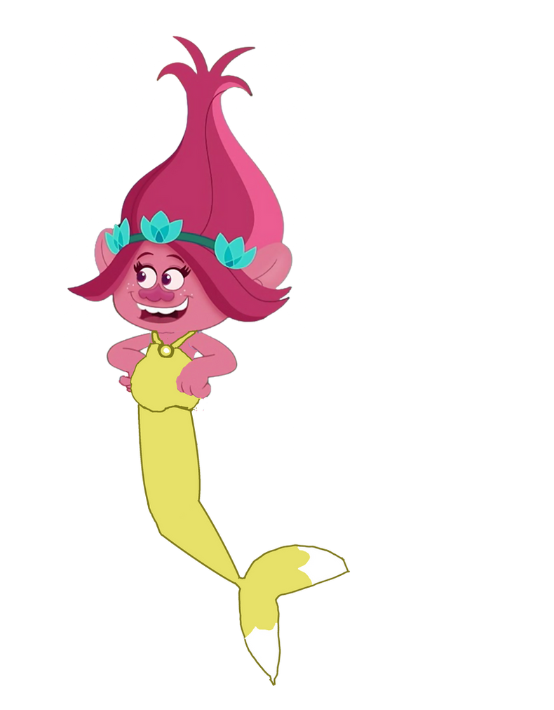 Princess Poppy Pool Poppy (Mermaid) #2 by TrollpediaReserved3 on DeviantArt