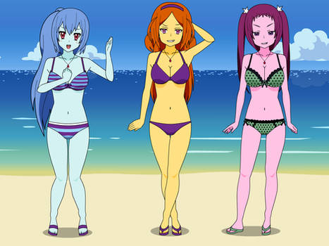 Dazzlings at the beach.