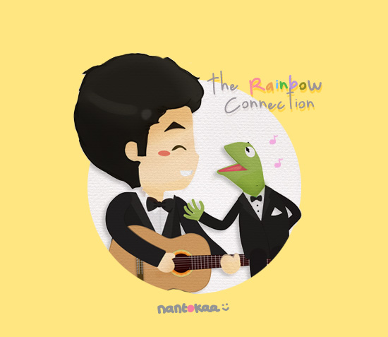 chibi darren: with kermit