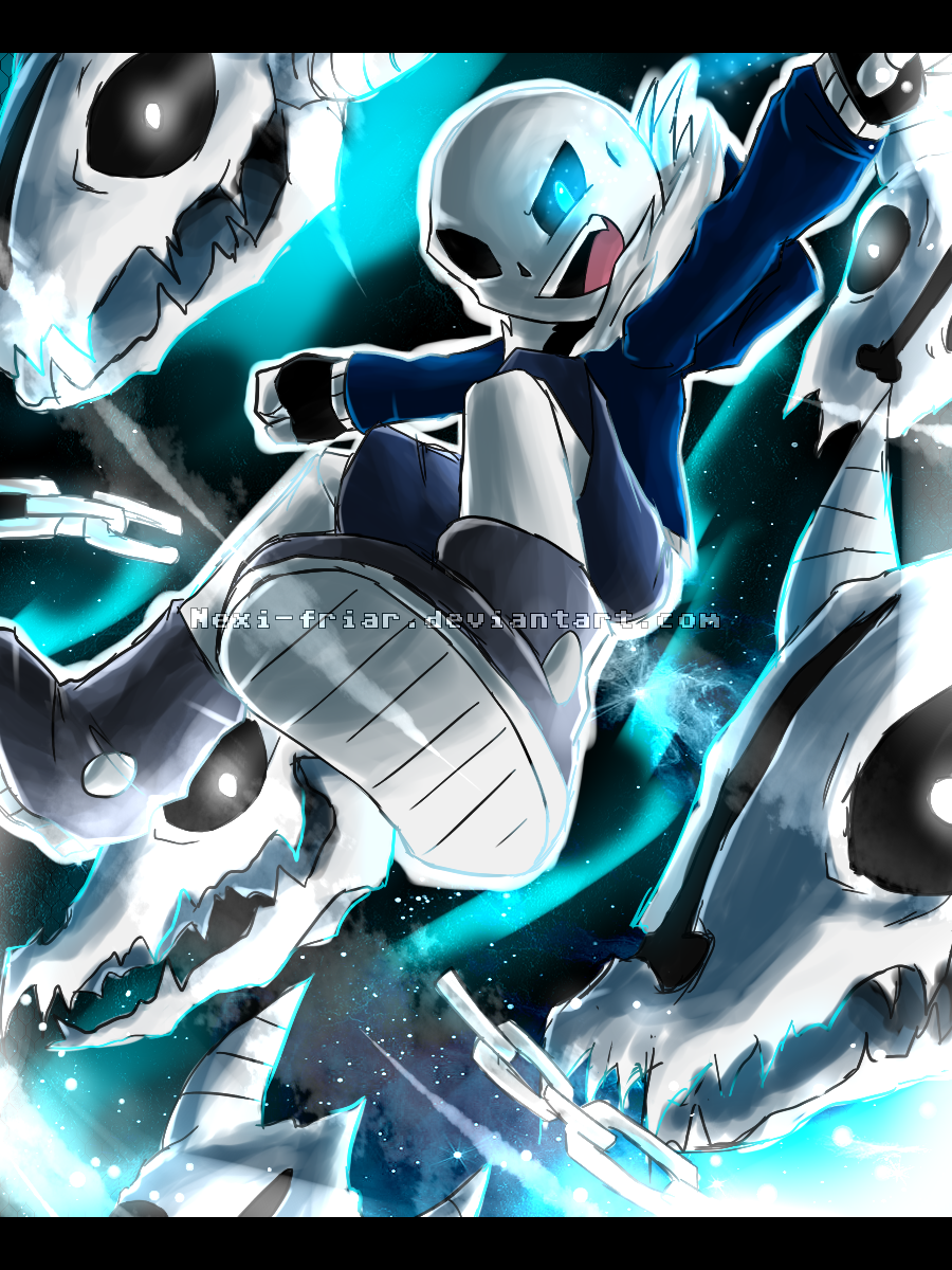 Sans fight by NetrialisPL on DeviantArt