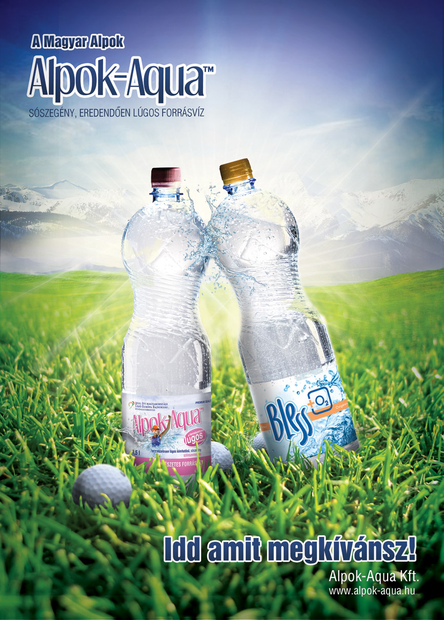 Alpok-Aqua ad in golf magazin