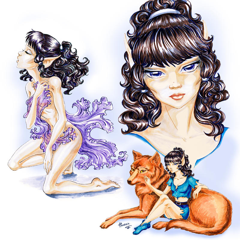 Moonshade - Elfquest fan calendar 2012