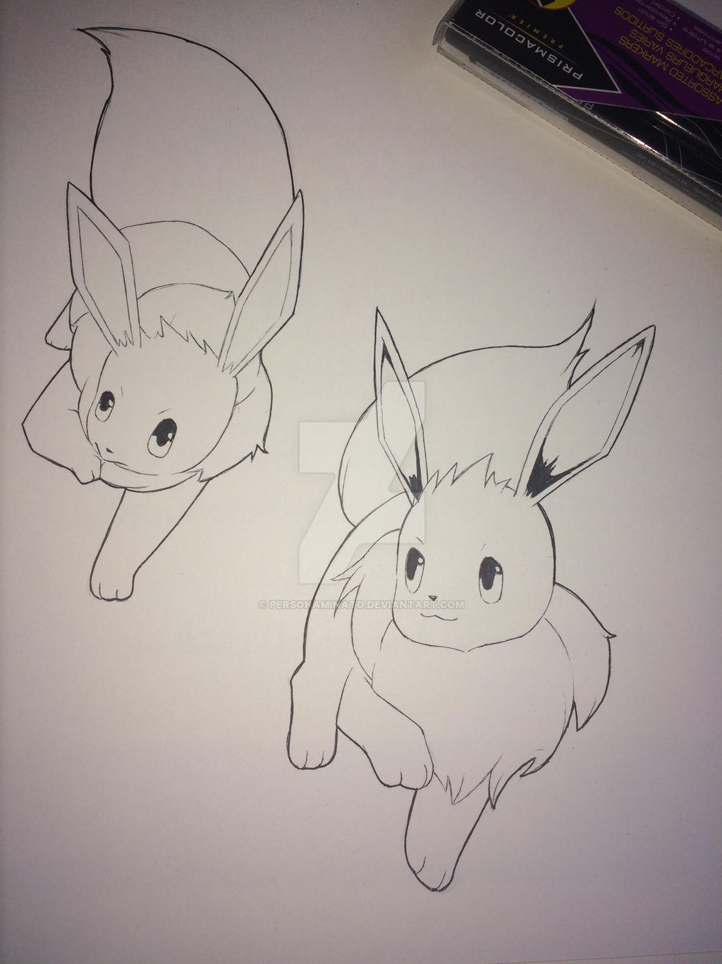 Eevee lineart