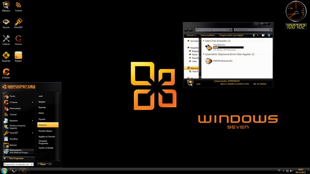 Windows 7 Theme by CenkTash on DeviantArt Windows 7 Theme by CenkTash on DeviantArt