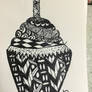 Zentangle cupcake