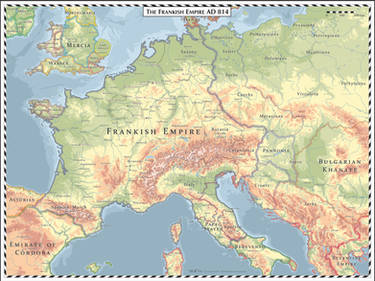 Frankish Empire AD 814