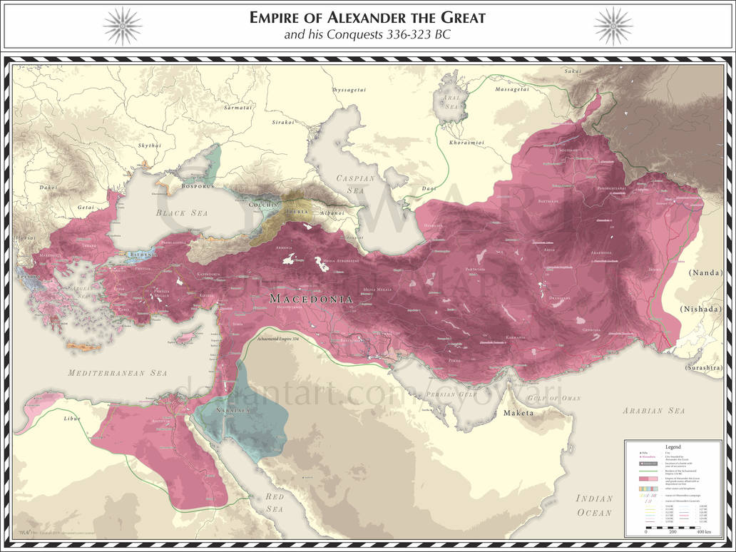 Empire of Alexander the Great 336-323 BC by Cyowari on DeviantArt
