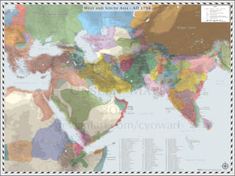 West and South Asia - AD 1794