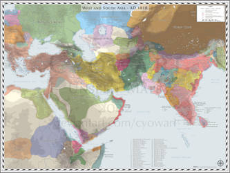 West and South Asia - AD 1810