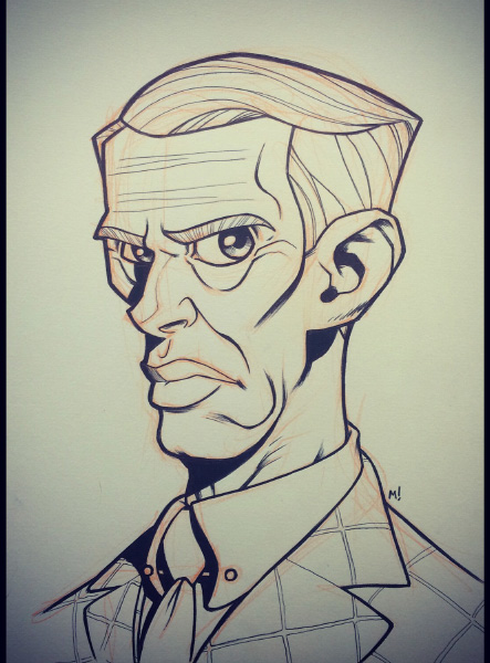 Inktober 2014 - Day 4 - Nucky Thompson