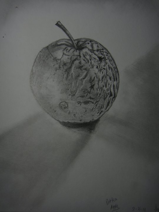 Rotten apple. by PRUSSIAART on DeviantArt