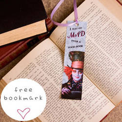 Alice In Wonderland Bookmark