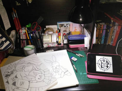 my artist desk