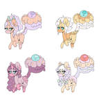 Cake tail pony adopts! 5 Points~ by this-is-reallystupid