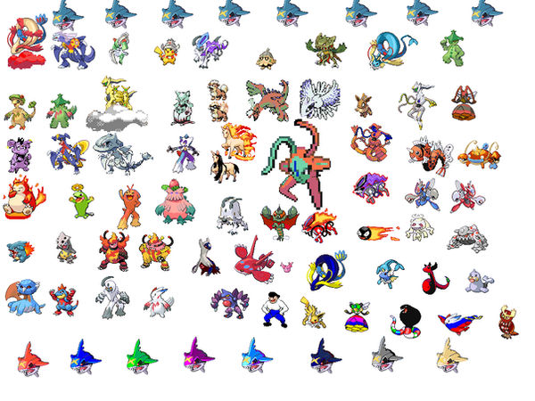 Pokemon Sprites Christmas Gift by BlackZangoose on DeviantArt