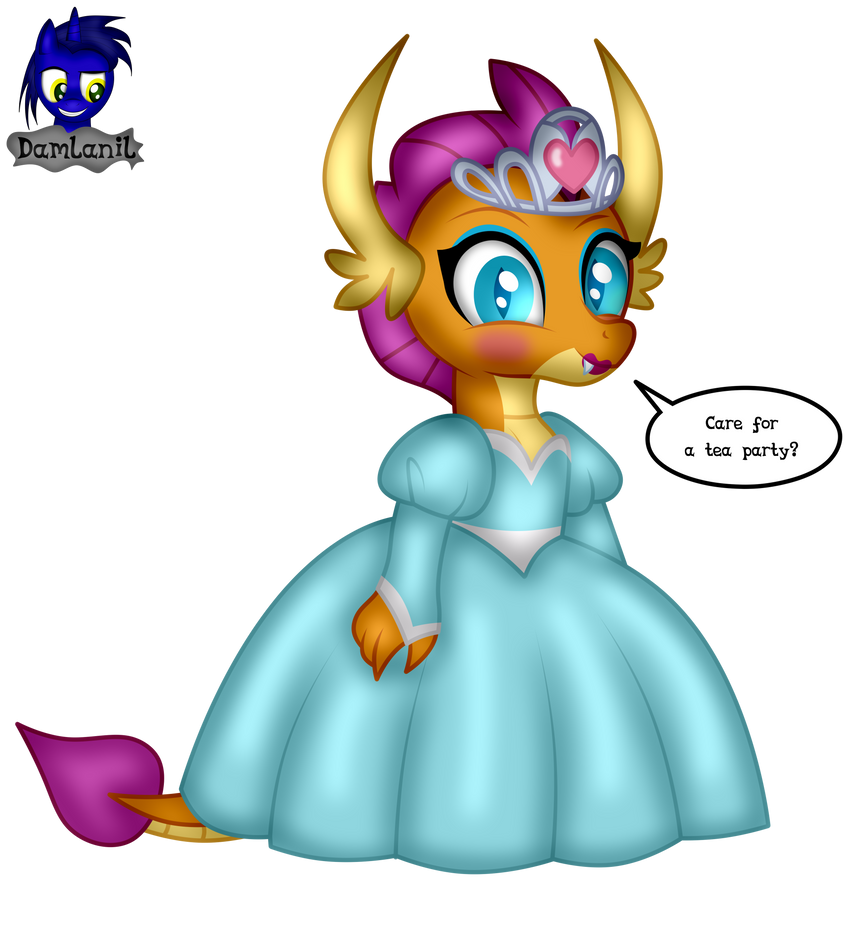 Smolder in a beautiful Dress by PrinceDamlanil on DeviantArt